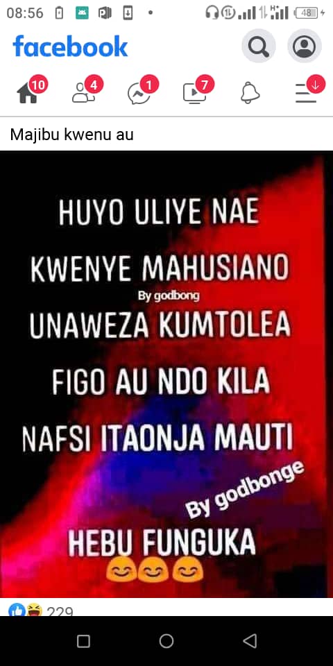 WE, UNAJUA UNA KIBAMIA MBIZI ZA NINI?
